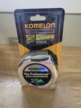 The Professional 25 ft. Inch/Engineer Tape Measure - Silver